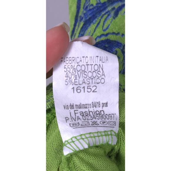 Alegria Sorrento Italy Floral Stretch Dress Boho Resort Style Made in Italy S/M - Picture 3 of 11